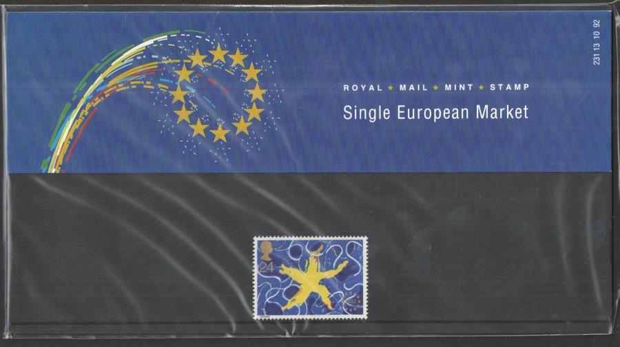(image for) 1992 Single European Market Royal Mail Presentation Pack 231